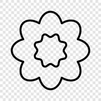 flowers, colors, garden, plants icon svg