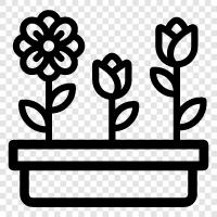 flowers, plants, gardening, landscaping icon svg