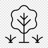 flowers, plants, landscape, gardening icon svg