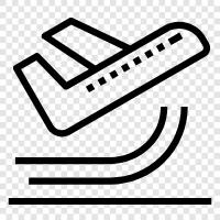 Flying, Aircraft, Aviation, Airplane icon svg