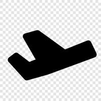 flying, airplane, taking off, landing icon svg