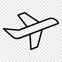 Flug, Luft, Flugzeug, Transport symbol