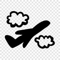 flying, transportation, air, sky icon svg