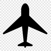 flying, aviation, travel, Airplane icon svg