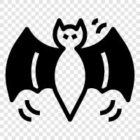 flying, cave, Bat ikon svg