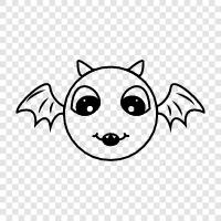 Flying, Mammal, Animal, Bat icon svg