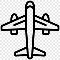 flying, airplane, take off, landing icon svg