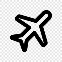 flying, airplane, travel, sky icon svg