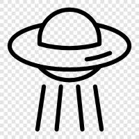 flying saucer, unidentified flying object, UFO sightings, alien icon svg