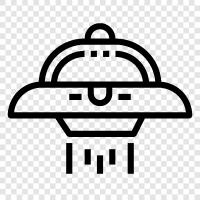 Flying Saucers icon svg
