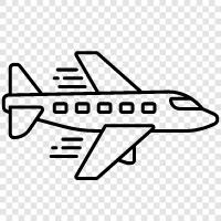 flying, airplane, aviation, airliner icon svg