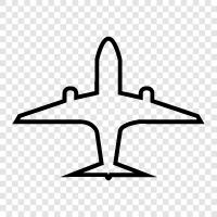 flying, airplane, transportation, travel icon svg