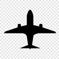 flying, aircraft, airplane, air travel icon svg