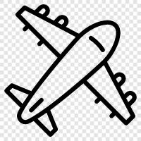 flying, airplane, travel, pilot icon svg