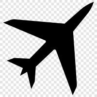 flying, airplanes, transport, travel icon svg