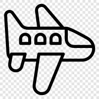 flying, airplane, transportation, air travel icon svg