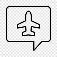 Flug, Luftfahrt, Flugzeug, Raumsonde symbol