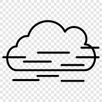 Fog, Cloudy, Misty, Rain icon svg