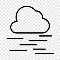 fog, precipitation, meteorology, air pollution icon svg