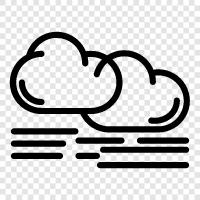 fog, rain, snow, steam icon svg