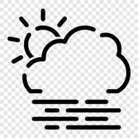 Foggy morning, Morning fog, Foggy day forecast, Foggy weather icon svg