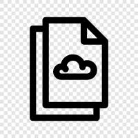 folder, document, PDF, text icon svg
