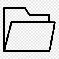 Folder Contents, Folder Properties, Folder Options, Folder Contents Options icon svg