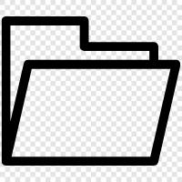 Folder Contents, Folder Properties, Folder Options, Folder View icon svg