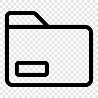 Folder Contents, Folder Structure, Folder Options, Folder Properties icon svg