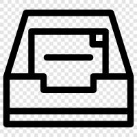 Ordner, Dateisystem, Speicher, Festplatte symbol