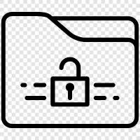 Folder Encryption, Encrypted Folder, Password Recovery, Password Recovery Tools icon svg