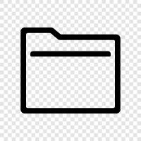 Folder, Data, Storage, File system icon svg