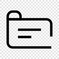 OrdnerSymbol, Datei, Erstellen, Öffnen symbol