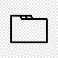 folder icon, folder app, folder organization, folders on computer icon svg