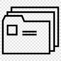 Folder icons, Folder structure, File system, File manager icon svg