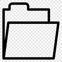 folder, storage, computer, Files icon svg