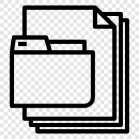 Folder Options, Folder Contents, Folder Structure Folder Options, Folder icon svg