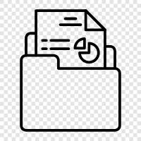 Folder Organizer, Folder Options, Folder Contents, Folder Structure icon svg