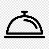 food, plate, receptacle, dish icon svg