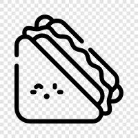 food, ingredients, sandwich maker, ingredients for a sandwich icon svg