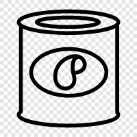 food cans, food container, food container for sale, food storage container icon svg