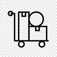 Food Delivery, Delivery Cart, Grocery Delivery icon svg