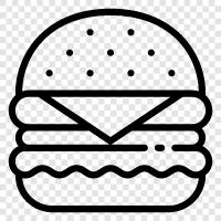 food, fast food, hamburger, sandwich icon svg