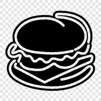 food, restaurant, hamburger icon svg