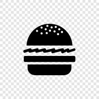 food, restaurant, hamburger, fast food icon svg
