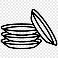 Essen, Kochen, Servieren, Teller symbol