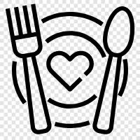 food, eating, plate, silverware icon svg