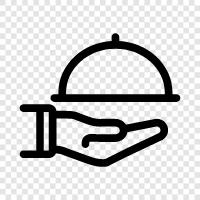 Essen, Restaurants, Buffet, Catering symbol