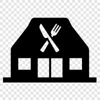 Essen, Küche, Restaurantführer, Restaurantbewertungen symbol