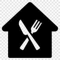 Lebensmittel, Küche, Restaurant, Lebensmittellieferung symbol